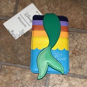 Little mermaid cardholder wallet new with tags